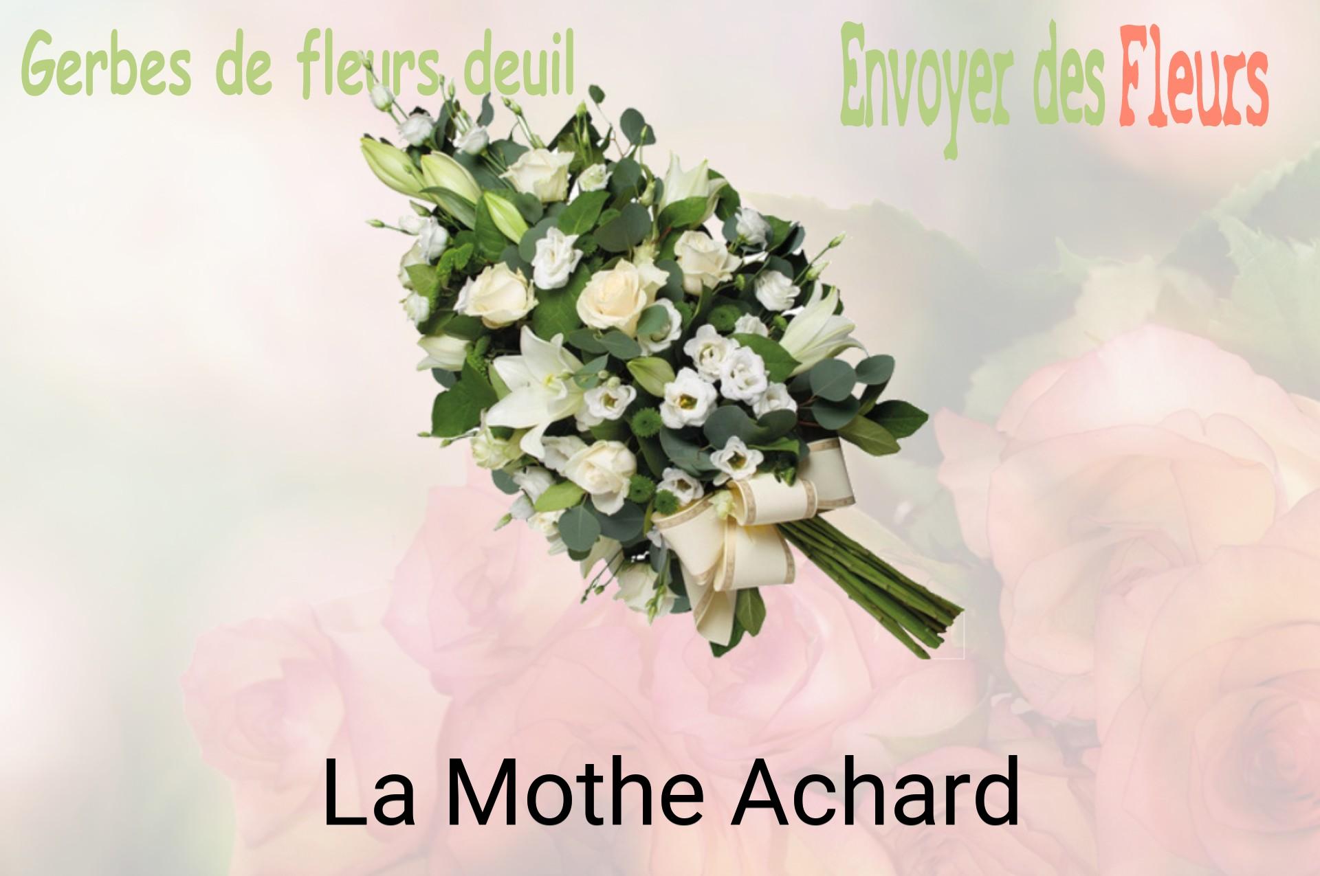 Gerbe de fleurs de deuil livrée à La Mothe-Achard